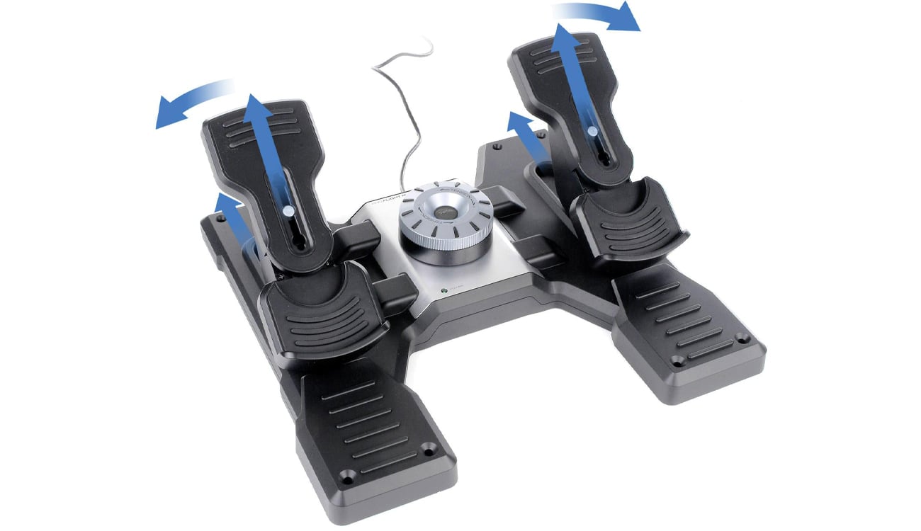 Logitech G Saitek PRO Flight Rudder Pedals - Joysticki
